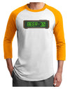 Beer 30 - Digital Clock Adult Raglan Shirt by TooLoud-Wall Clock-TooLoud-White-Gold-X-Small-Davson Sales