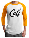 California Republic Design - Cali Adult Raglan Shirt by TooLoud-TooLoud-White-Gold-X-Small-Davson Sales