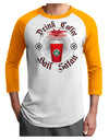 Red Cup Drink Coffee Hail Satan Adult Raglan Shirt by-Raglan Shirt-TooLoud-White-Gold-X-Small-Davson Sales