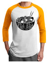 Pho Sho Adult Raglan Shirt-Mens T-Shirt-TooLoud-White-Gold-X-Small-Davson Sales