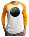 Rainbow Moon Adult Raglan Shirt-Raglan Shirt-TooLoud-White-Gold-X-Small-Davson Sales