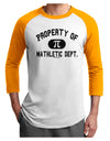 Mathletic Department Adult Raglan Shirt by TooLoud-TooLoud-White-Gold-X-Small-Davson Sales