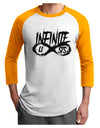 Infinite Lists Adult Raglan Shirt by TooLoud-TooLoud-White-Gold-X-Small-Davson Sales