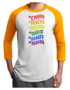 TooLoud Pride Flag Hex Code Adult Raglan Shirt-Mens-Tshirts-TooLoud-White-Gold-X-Small-Davson Sales