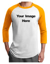 Custom Personalized Image and Text Adult Raglan Shirt-Raglan Shirt-TooLoud-White-Black-X-Small-Davson Sales