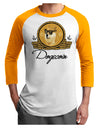 Doge Coins Adult Raglan Shirt-Mens T-Shirt-TooLoud-White-Gold-X-Small-Davson Sales