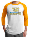 4th Be With You Beam Sword 2 Adult Raglan Shirt-Raglan Shirt-TooLoud-White-Gold-X-Small-Davson Sales