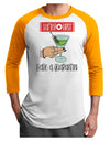 Safety First Have a Quarantini Adult Raglan Shirt-Mens T-Shirt-TooLoud-White-Gold-X-Small-Davson Sales