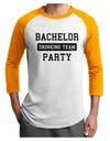 Bachelor Party Drinking Team Adult Raglan Shirt-TooLoud-White-Gold-X-Small-Davson Sales
