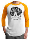 TooLoud The Future Is Female Adult Raglan Shirt-Mens-Tshirts-TooLoud-White-Gold-X-Small-Davson Sales