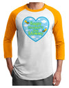 Happy Mother's Day Mommy - Blue Adult Raglan Shirt by TooLoud-TooLoud-White-Gold-X-Small-Davson Sales