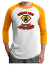 Rescue Dogs - Superpower Adult Raglan Shirt-TooLoud-White-Gold-X-Small-Davson Sales