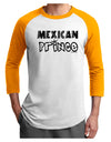 Mexican Prince - Cinco de Mayo Adult Raglan Shirt by TooLoud-TooLoud-White-Gold-X-Small-Davson Sales