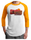 Pro Beer Runner Man Adult Raglan Shirt-TooLoud-White-Gold-X-Small-Davson Sales