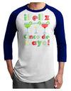 Margaritas - Mexican Flag Colors - Feliz Cinco de Mayo Adult Raglan Shirt by TooLoud-TooLoud-White-Royal-X-Small-Davson Sales