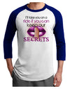 If You Can Keep Our Secrets Adult Raglan Shirt-Raglan Shirt-TooLoud-White-Royal-X-Small-Davson Sales