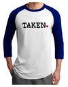 Taken Adult Raglan Shirt by-Raglan Shirt-TooLoud-White-Royal-X-Small-Davson Sales