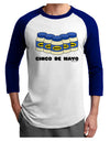 Cinco de Mayo - 5 Mayo Jars Adult Raglan Shirt by TooLoud-TooLoud-White-Royal-X-Small-Davson Sales