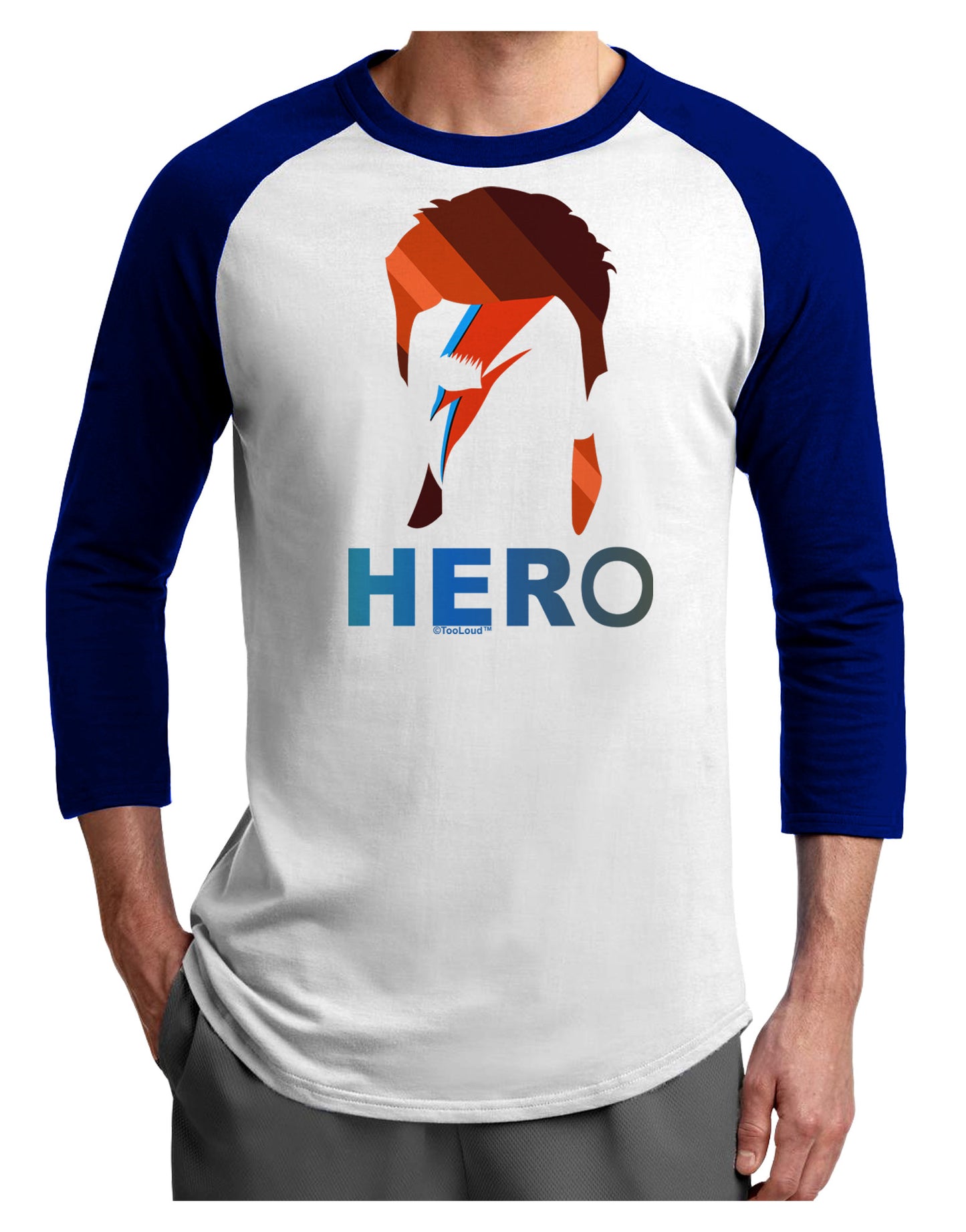 Hero of the Weirdos Adult Raglan Shirt by-Raglan Shirt-TooLoud-White-Royal-X-Small-Davson Sales