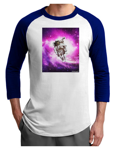Astronaut Cat Adult Raglan Shirt