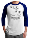 Personalized Mr and Mrs -Name- Established -Date- Design Adult Raglan Shirt-TooLoud-White-Royal-X-Small-Davson Sales