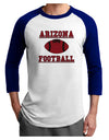 Arizona Football Adult Raglan Shirt by TooLoud-TooLoud-White-Royal-X-Small-Davson Sales