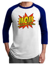 Mom Master Of Multi-tasking Adult Raglan Shirt-TooLoud-White-Royal-X-Small-Davson Sales