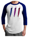 Graphic Feather Design - Feather Trio Adult Raglan Shirt by TooLoud-TooLoud-White-Royal-X-Small-Davson Sales