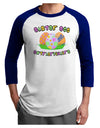 Easter Egg Extraordinaire Adult Raglan Shirt-TooLoud-White-Royal-X-Small-Davson Sales