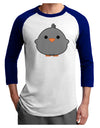 Cute Little Chick - Black Adult Raglan Shirt by TooLoud-TooLoud-White-Royal-X-Small-Davson Sales