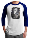 Charles Darwin In Space Adult Raglan Shirt by TooLoud-TooLoud-White-Royal-X-Small-Davson Sales