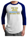 4th Be With You Beam Sword 2 Adult Raglan Shirt-Raglan Shirt-TooLoud-White-Royal-X-Small-Davson Sales