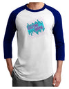 Electro House Equalizer Adult Raglan Shirt-Raglan Shirt-TooLoud-White-Royal-X-Small-Davson Sales