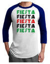 Cinco Fiestas Adult Raglan Shirt by TooLoud-TooLoud-White-Royal-X-Small-Davson Sales