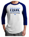 All Bits Are Created Equal - Net Neutrality Adult Raglan Shirt-TooLoud-White-Royal-X-Small-Davson Sales