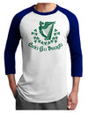 Erin Go Bragh Ireland Forever Adult Raglan Shirt-Raglan Shirt-TooLoud-White-Royal-X-Small-Davson Sales