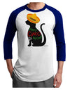 Happy Cinco de Meow - Cinco de Mayo Cat Adult Raglan Shirt by TooLoud-TooLoud-White-Royal-X-Small-Davson Sales