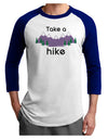 Take a Hike Adult Raglan Shirt-Mens-Tshirts-TooLoud-White-Royal-X-Small-Davson Sales