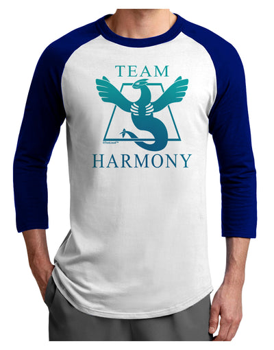 Team Harmony Adult Raglan Shirt-Raglan Shirt-TooLoud-White-Royal-X-Small-Davson Sales