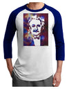 Cosmic Galaxy Adult Raglan Shirt by TooLoud-TooLoud-White-Royal-X-Small-Davson Sales