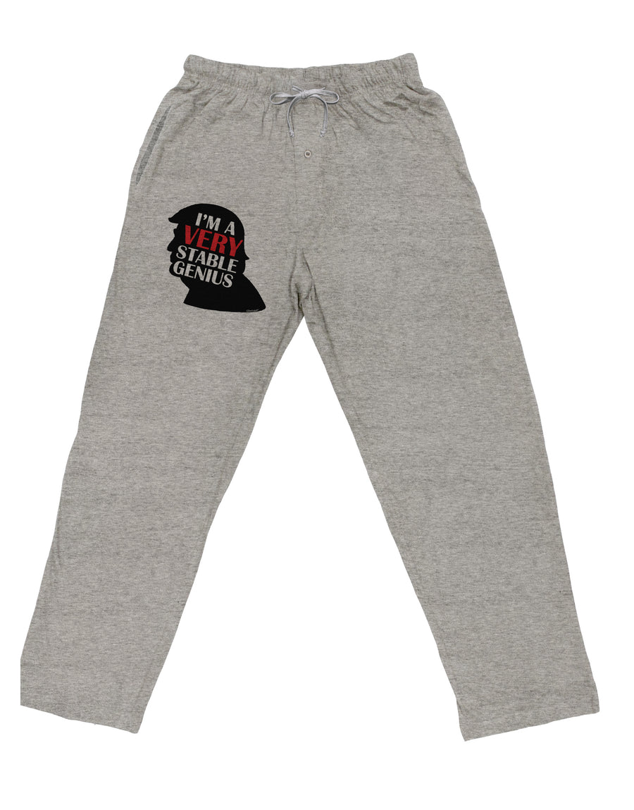 I'm A Very Stable Genius Adult Loose Fit Lounge Pants by TooLoud-Clothing-TooLoud-Ash-Gray-Small-Davson Sales