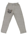 Mummy Kitty Adult Loose Fit Lounge Pants by TooLoud-Lounge Pants-TooLoud-Ash-Gray-Small-Davson Sales