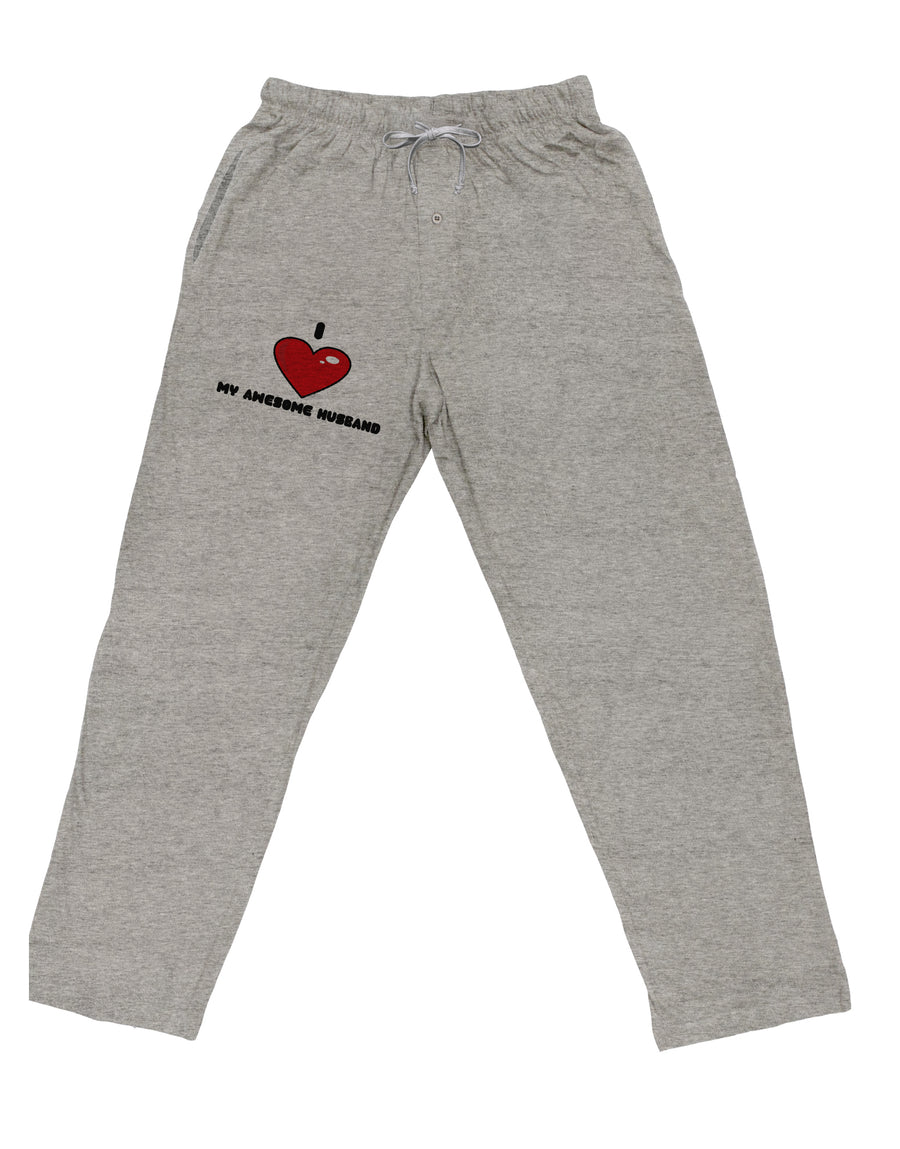 I Heart My Awesome Husband Adult Loose Fit Lounge Pants by TooLoud-TooLoud-Ash-Gray-Small-Davson Sales