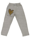 I gave you a Pizza my Heart Adult Loose Fit Lounge Pants Ash 2XL Toolo