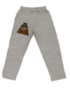 Anime Cat Loves Sushi Adult Loose Fit Lounge Pants by TooLoud-Lounge Pants-TooLoud-Ash-Gray-Small-Davson Sales