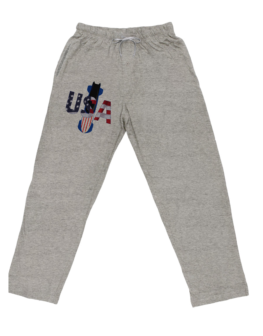 USA Bobsled Adult Loose Fit Lounge Pants by TooLoud-TooLoud-Ash-Gray-Small-Davson Sales