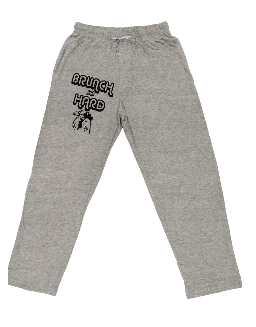 TooLoud Brunch So Hard Hen Adult Loose Fit Lounge Pants-Lounge Pants-TooLoud-Ash-Gray-Small-Davson Sales