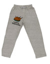TooLoud Happy Thanksgiving Adult Loose Fit Lounge Pants-Lounge Pants-TooLoud-Ash-Gray-Small-Davson Sales