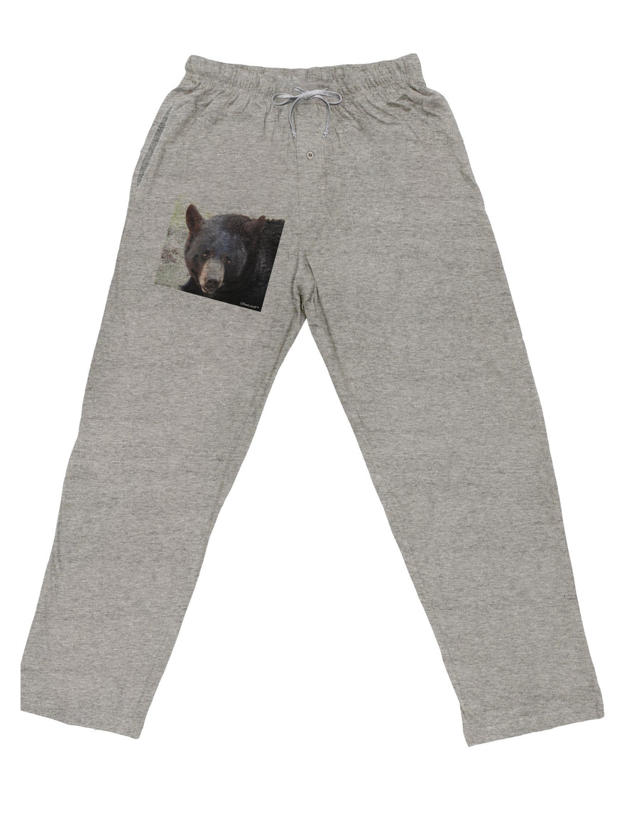 Staring Black Bear Adult Loose Fit Lounge Pants-Lounge Pants-TooLoud-Ash-Gray-Small-Davson Sales