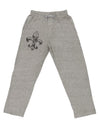 Distressed Fleur de Lis Adult Loose Fit Lounge Pants-Lounge Pants-TooLoud-Ash-Gray-Small-Davson Sales